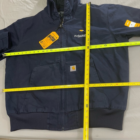 Carhartt J130 Washed Duck Insulated Active Jacket Gemplers Navy Blue Size XL - Picture 13 of 13